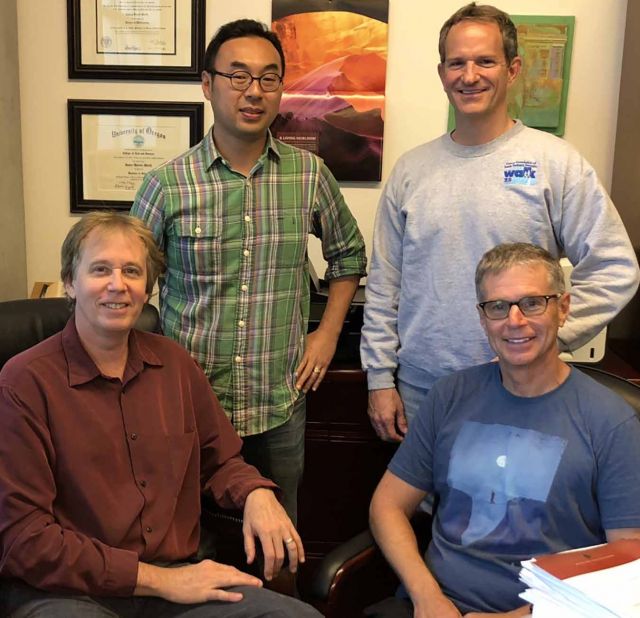 From left: Jamey Marth, Won Ho Yang, Douglas Heithoff and Michael Mahan.