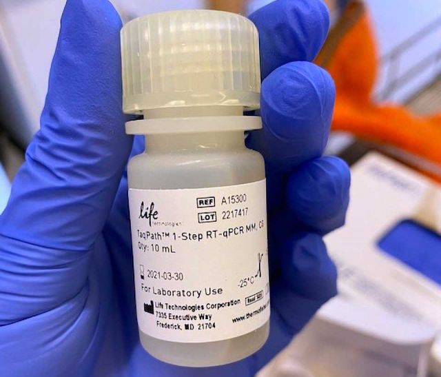 Testing for the novel coronavirus requires a series of reactions to find the virus's genetic material from a tissue sample.