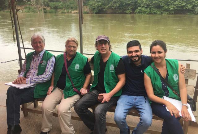 Doing field work with Drs. Francisco Lopera, Lucia Madrigal, Ken Kosik and David Aguillón in Colombia.
