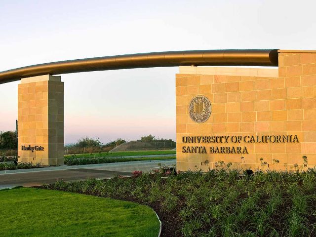 UCSB Henley gate.  Credit: Tony Mastres